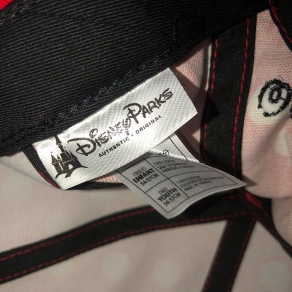 Walt Disney World Parks Minnie Mouse Ears‎ Baseball Hat Youth Polka Dots - Picture 12 of 14
